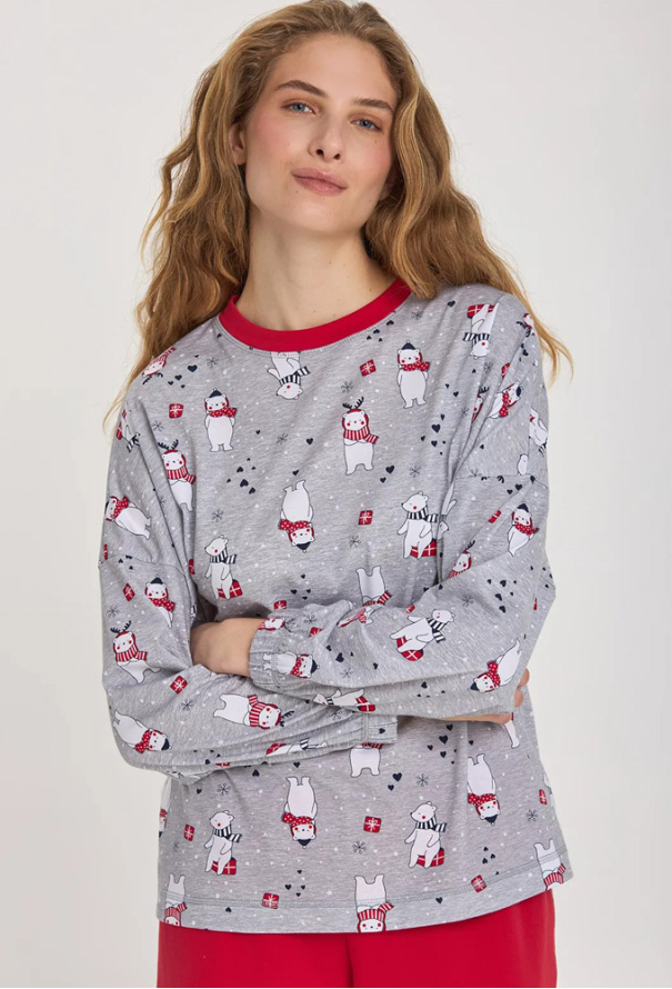 Пижама женская байковая Bear Club Ellen LPF 1881/18/01 фото