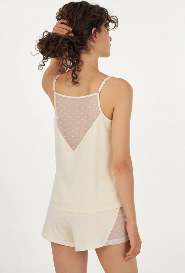 Піжама жіноча модал Cecilia Creamy Ellen LPM 4071/16/02 фото