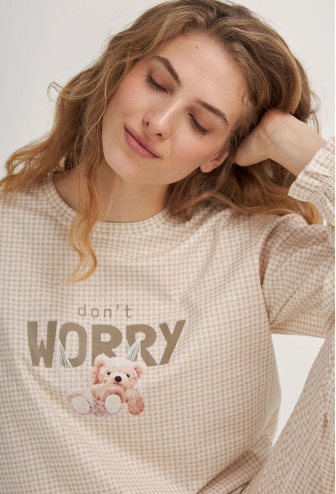 Піжама жіноча бавовна Don't Worry Ellen LPK 0780/34/01