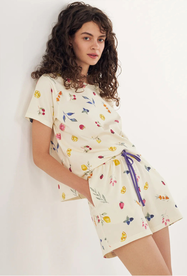 Пижама женская хлопок Fruity Delight Ellen LPK 2970/47/01 фото