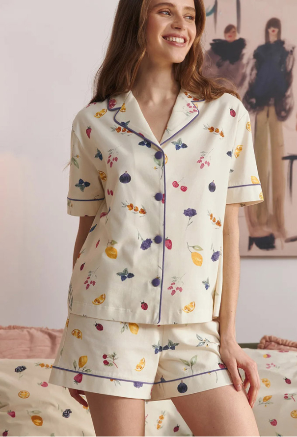 Піжама жіноча бавовна Fruity Delight Ellen LPK 5570/11/01 фото