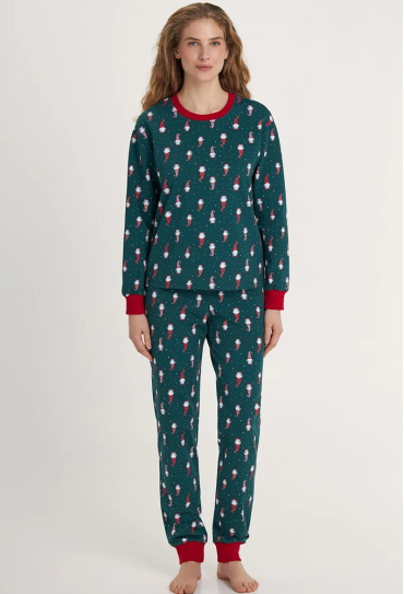 Піжама жіноча байкова Happy Season Ellen LPF 0782/13/02