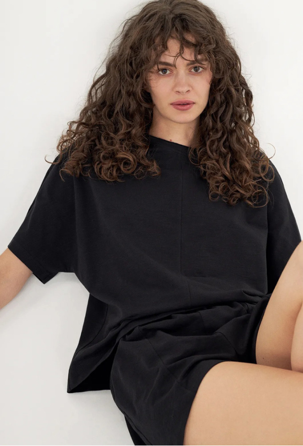 Пижама женская хлопок Linen Black Ellen LPK 3270/01/01 фото