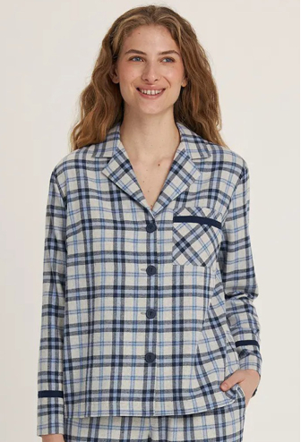 Піжама жіноча байкова Mare Ellen LPL 5383/08/01