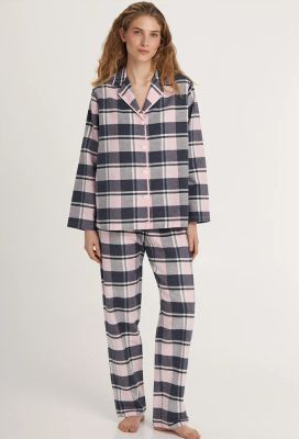 Пижама женская фланелевая Pajamas Ellen LPL 5383/09/01