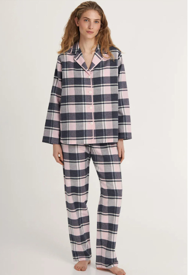 Піжама жіноча фланелева Pajamas Ellen LPL 5383/09/01