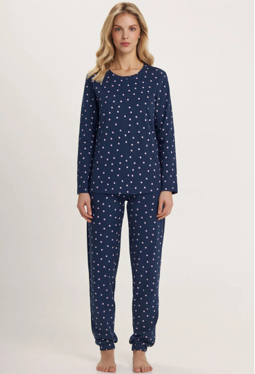 Піжама жіноча бавовна Rosy Raindrops Ellen LPK 0181/05/02