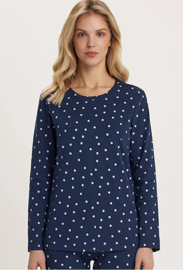 Пижама женская хлопок Rosy Raindrops Ellen LPK 0181/05/02 фото