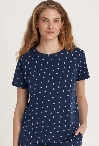 Піжама жіноча бавовна Rosy Raindrops Ellen LPK 2970/30/03