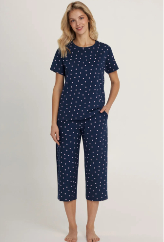 Піжама жіноча бавовна Rosy Raindrops Ellen LPK 2990/13/01