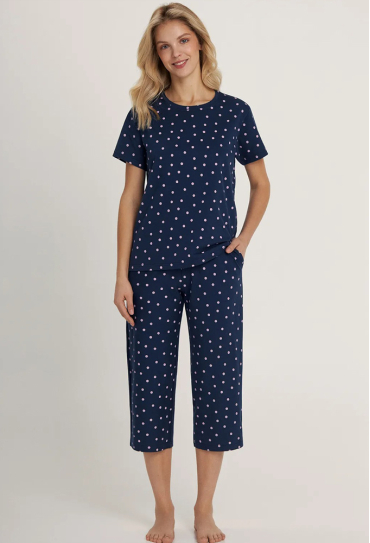 Піжама жіноча бавовна Rosy Raindrops Ellen LPK 2990/13/01