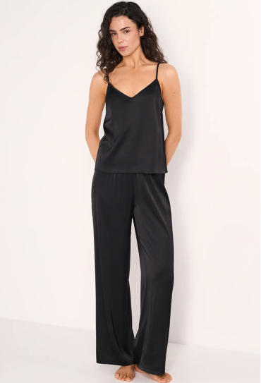 Піжама жіноча шовкова Silk Harmony Black Ellen LPS 4788/02/02