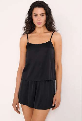 Пижама женская шелковая Silk Harmony Black Ellen LPS 4772/18/02