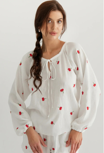 Піжама жіноча муслінова Cherry Forly ML0085-38-60