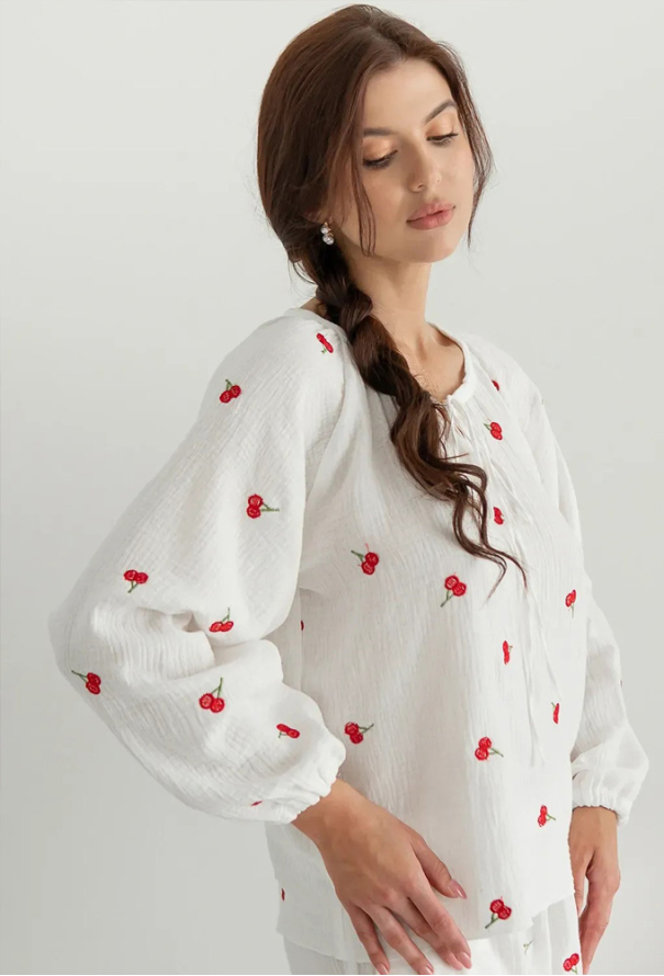 Піжама жіноча муслінова Cherry Forly ML0085-38-60 фото