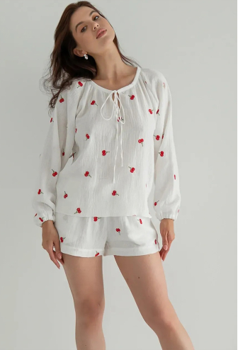 Піжама жіноча муслінова Cherry Forly ML0085-38-60SHR