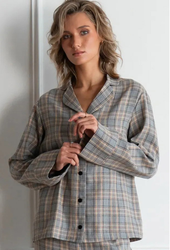 Піжама жіноча фланелева Helen Forly FL0073-94-69