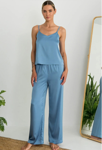 Пижама шелковая Jeans Forly SH0048-06-79
