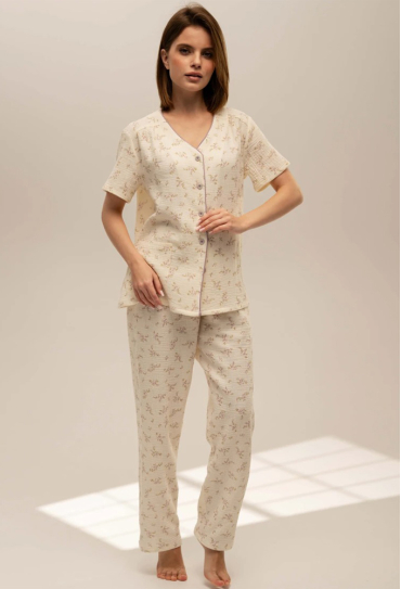 Піжама жіноча муслінова German Volf 25061