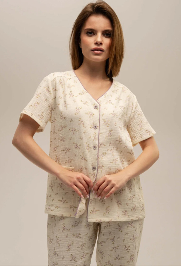 Пижама женская муслиновая German Volf 25061 фото