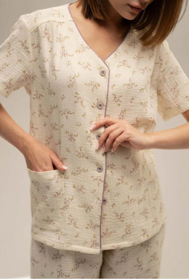 Пижама женская муслиновая German Volf 25061 фото