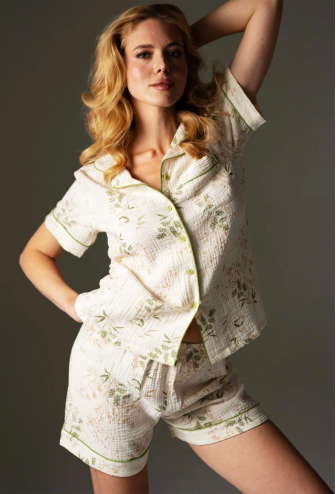 Піжама жіноча муслінова German Volf 25062