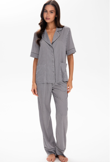 Піжама жіноча шовкова Luiza German Volf 25107