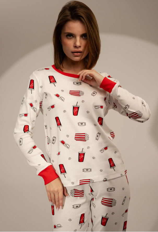 Піжама жіноча бавовна Сinema German Volf 25125 фото