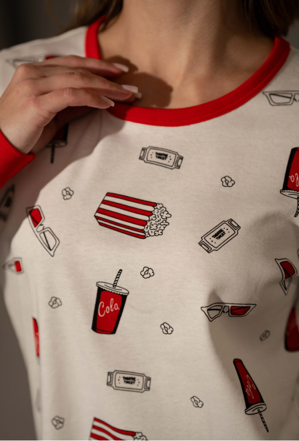 Піжама жіноча бавовна Сinema German Volf 25125 фото