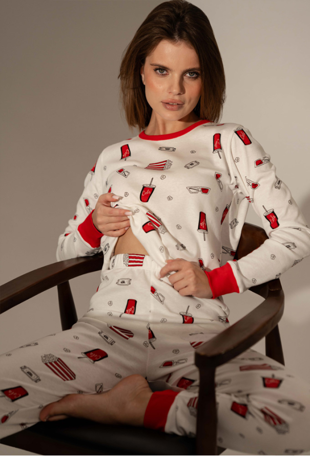 Піжама жіноча бавовна Сinema German Volf 25125 фото