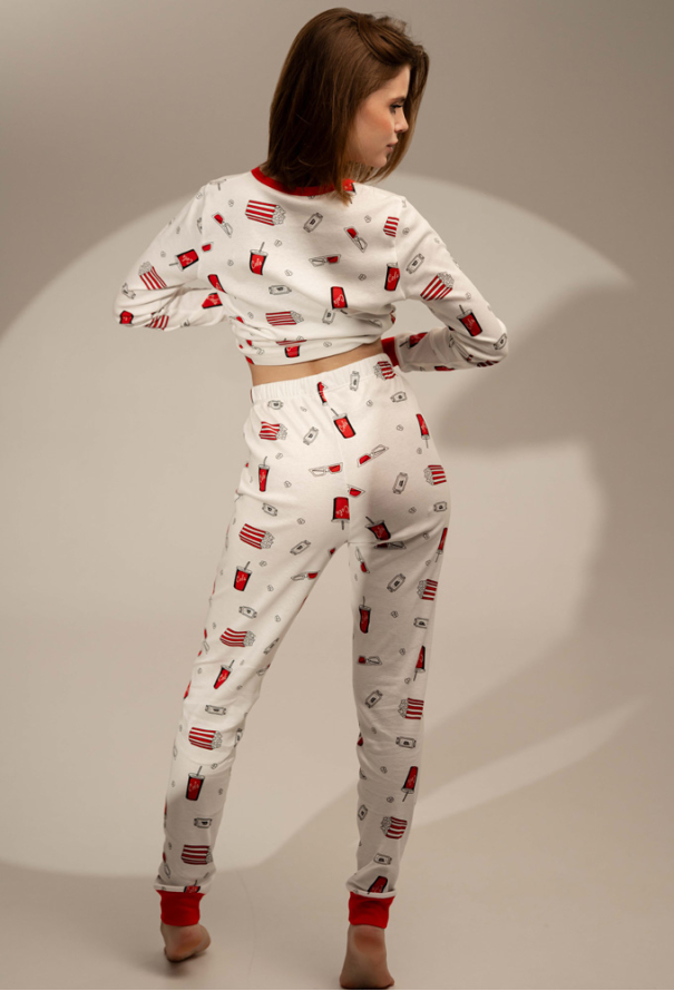 Піжама жіноча бавовна Сinema German Volf 25125 фото