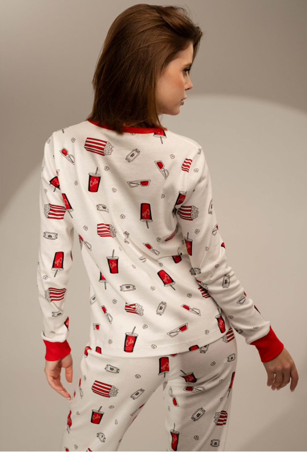 Піжама жіноча бавовна Сinema German Volf 25125 фото