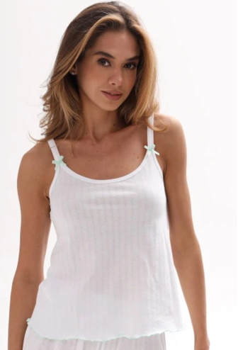 Піжама жіноча бавовна Бізешка Зелена German Volf 25173