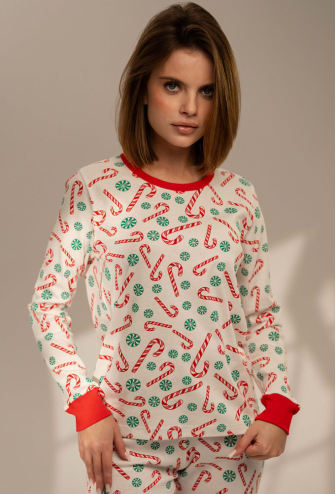 Пижама женская хлопок Candy Cane German Volf 25126