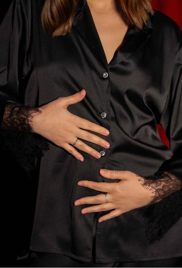 Пижама женская шелковая Лопес German Volf 25149 фото