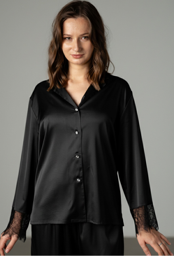 Пижама женская шелковая Лопес German Volf 25149 фото