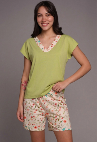 Пижама женская хлопок Прованс German Volf 26010-26007