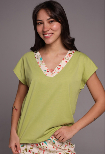 Пижама женская хлопок Прованс German Volf 26010-26008