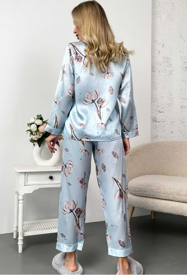 Пижама из натурального шелка  Magnoliya Silk Kiss 107-719