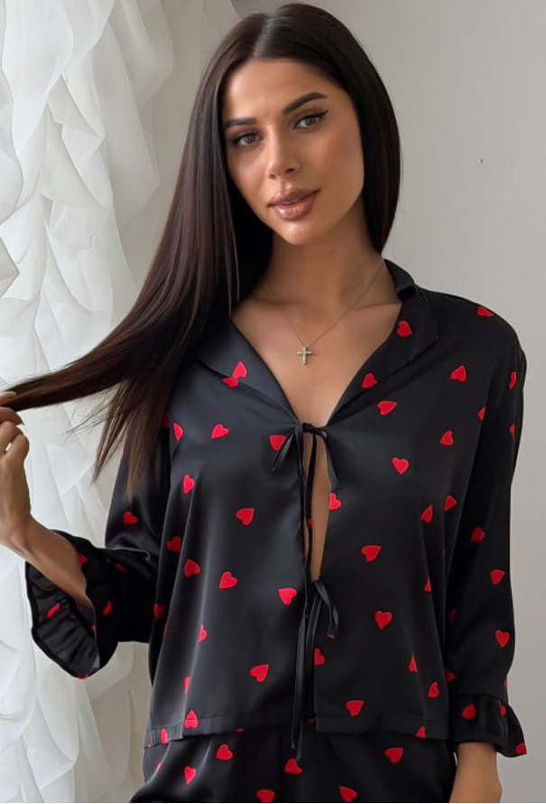 Піжама жіноча шовкова Julia Ulich 394-1 фото