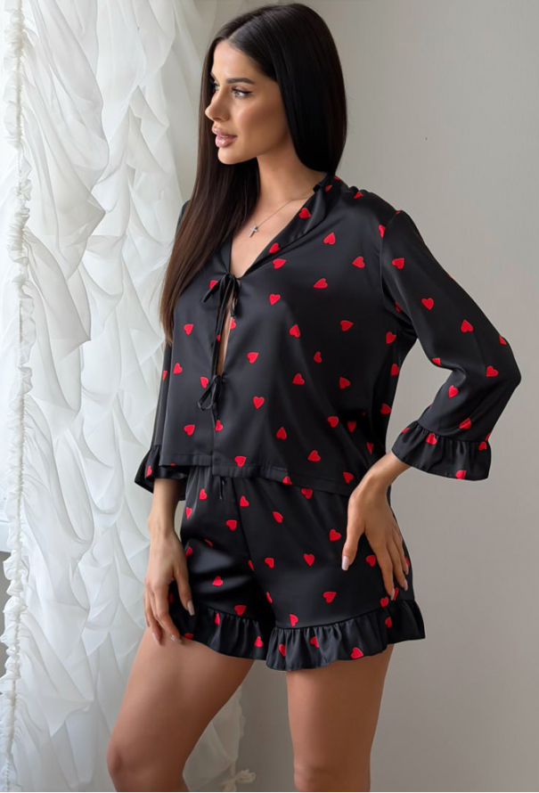 Піжама жіноча шовкова Julia Ulich 394-1 фото