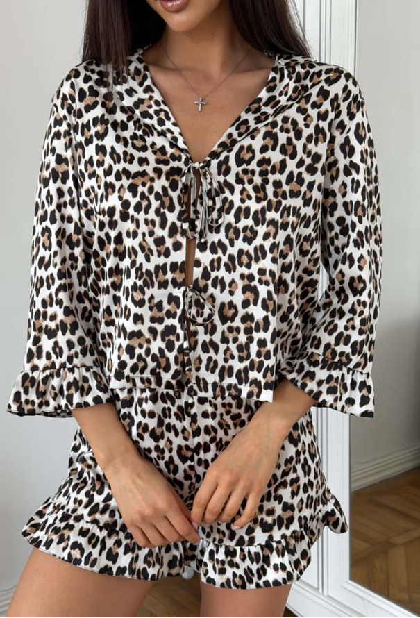 Піжама жіноча шовкова Julia Ulich 394-4 фото