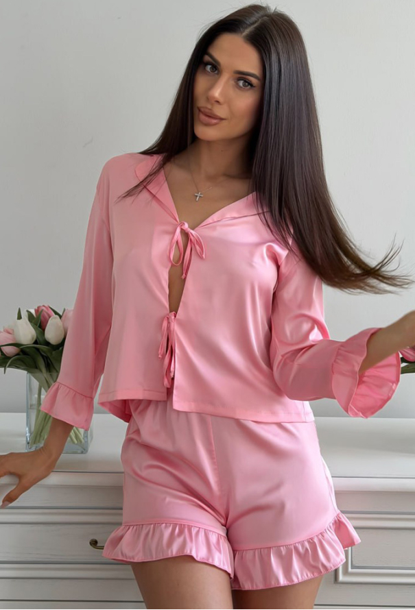 Піжама жіноча шовкова Julia Ulich 394-77 фото