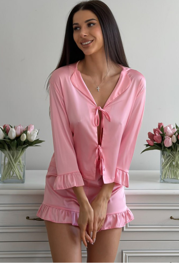 Піжама жіноча шовкова Julia Ulich 394-77 фото