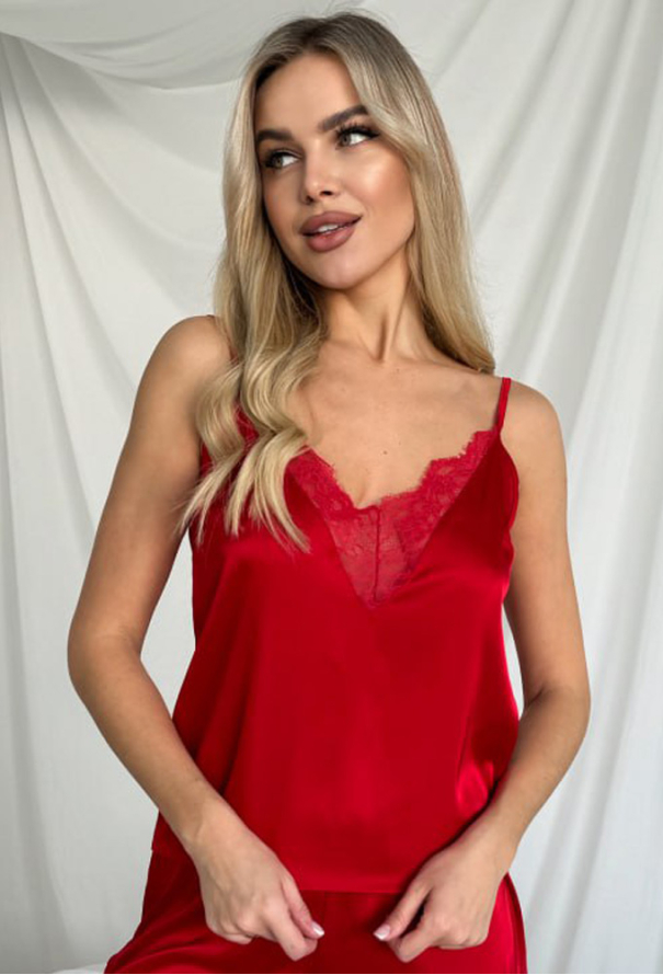 Піжама жіноча шовкова Julia Ulich 7008-38 фото