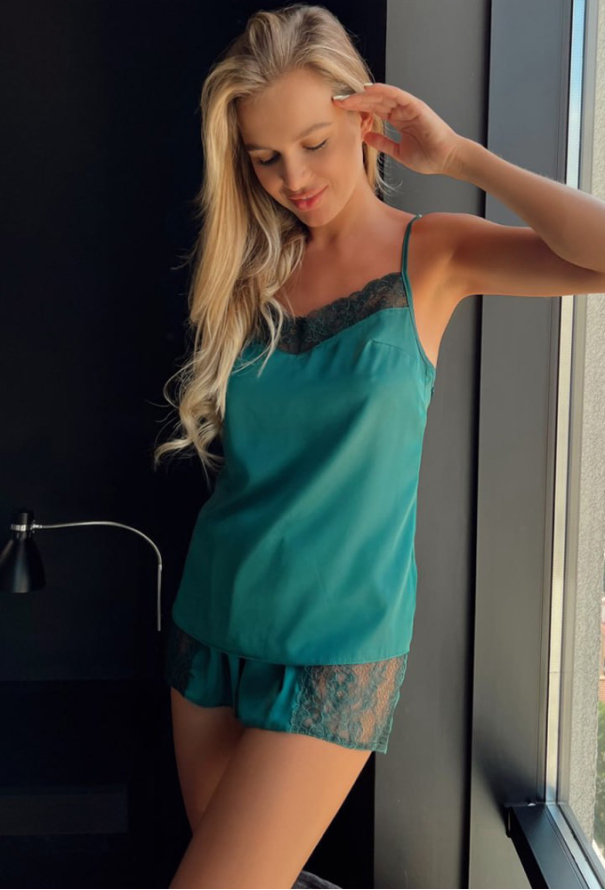 Піжама жіноча шовкова Julia Ulich 7026-97 фото