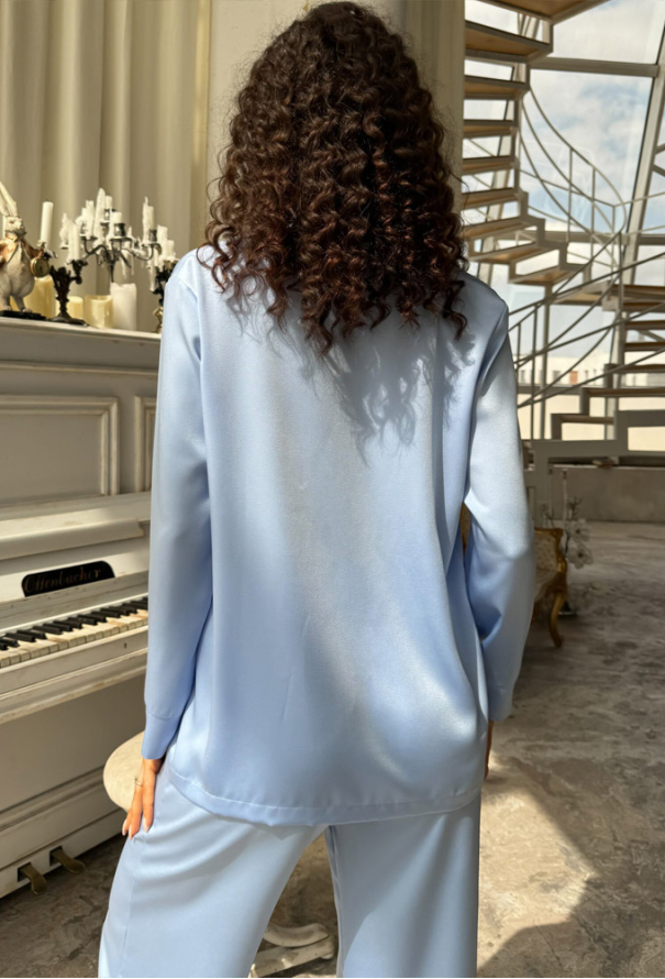 Пижама женская шелковая Julia Ulich 9023-5 фото