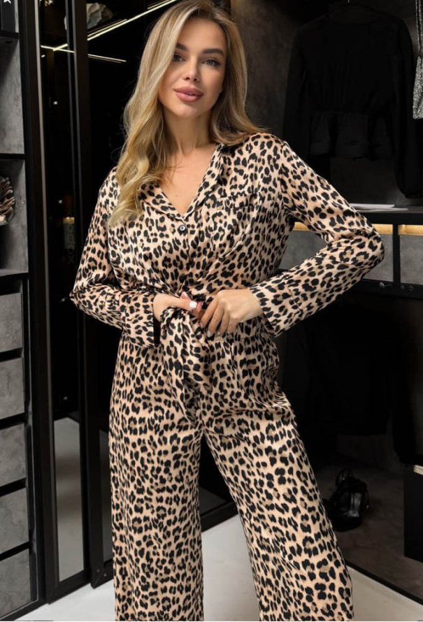 Пижама женская шелковая Julia Ulich 9026-11 фото