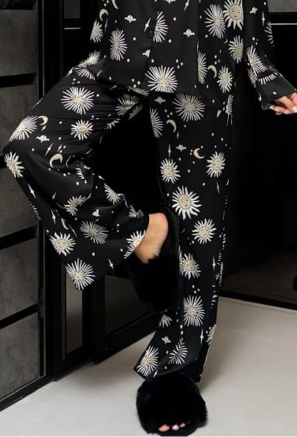 Пижама женская шелковая Julia Ulich 9026-18 фото