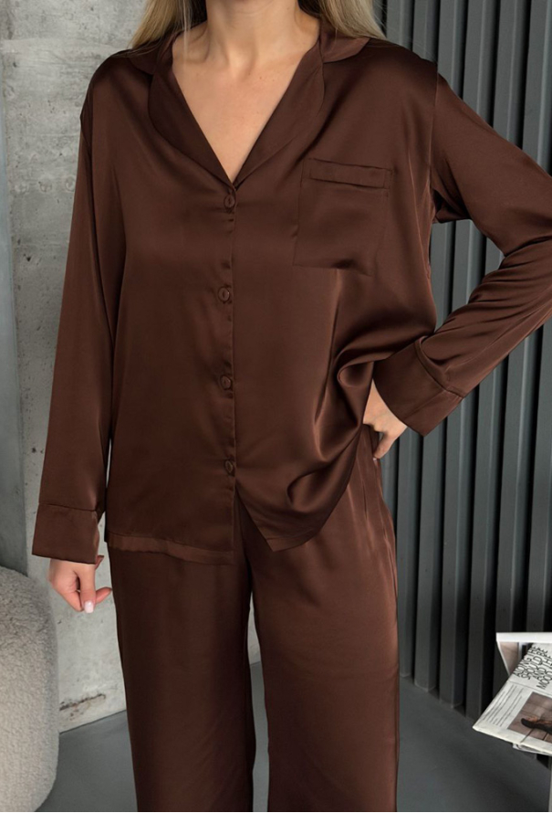 Піжама жіноча шовкова Julia Ulich 9026-286 фото